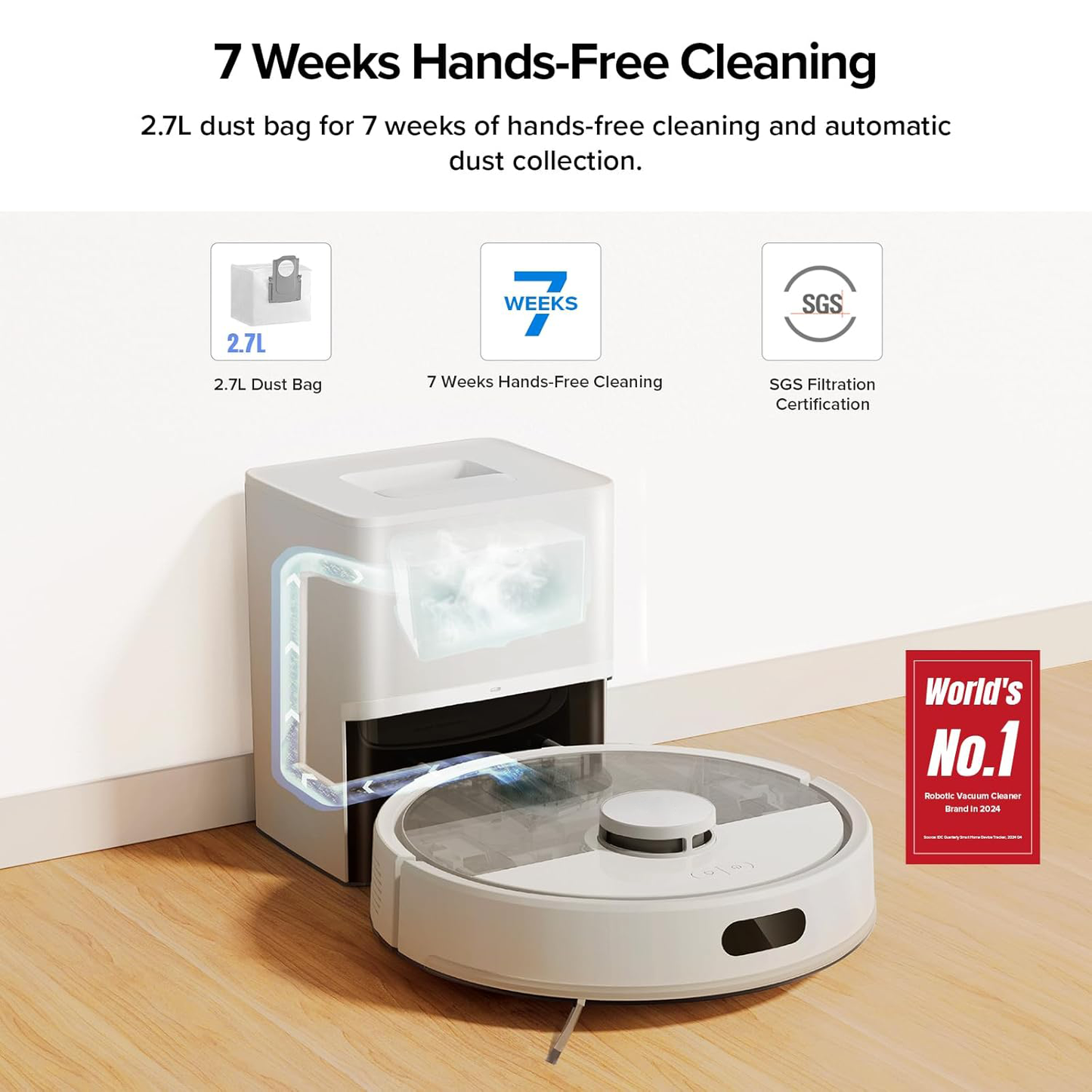 🧹 Smart Robot Vacuum Cleaner – Self-Emptying | Now $49.99 (Was $299.99)!