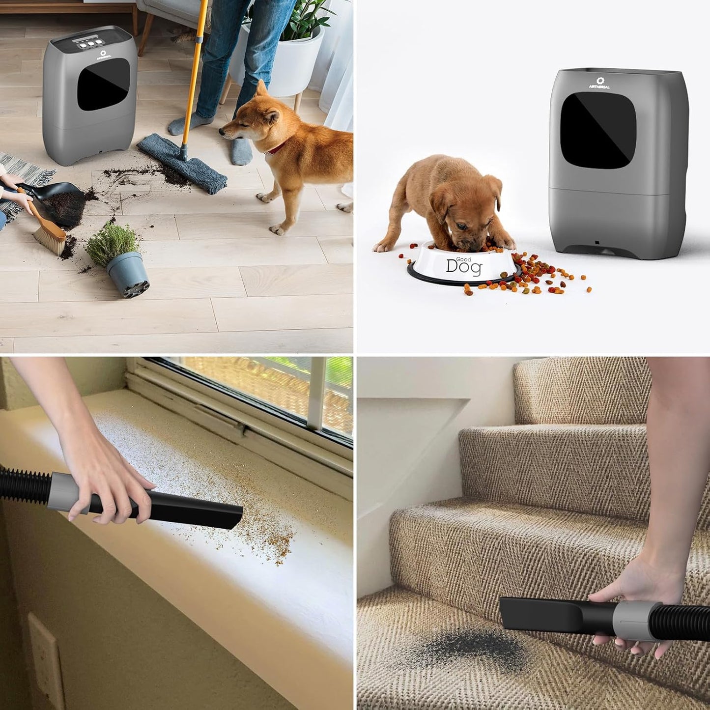 🔥 Smart Vacuum Dustpan – Hands-Free Cleaning for Any Room! 💨