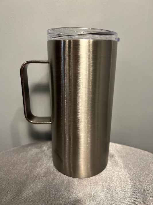 16oz Stainless Steel Handled Coffee Mug